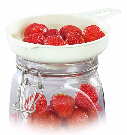 Westmark Einmachtrichter für Marmelade, Erdbeeren ins Einmachglas füllen