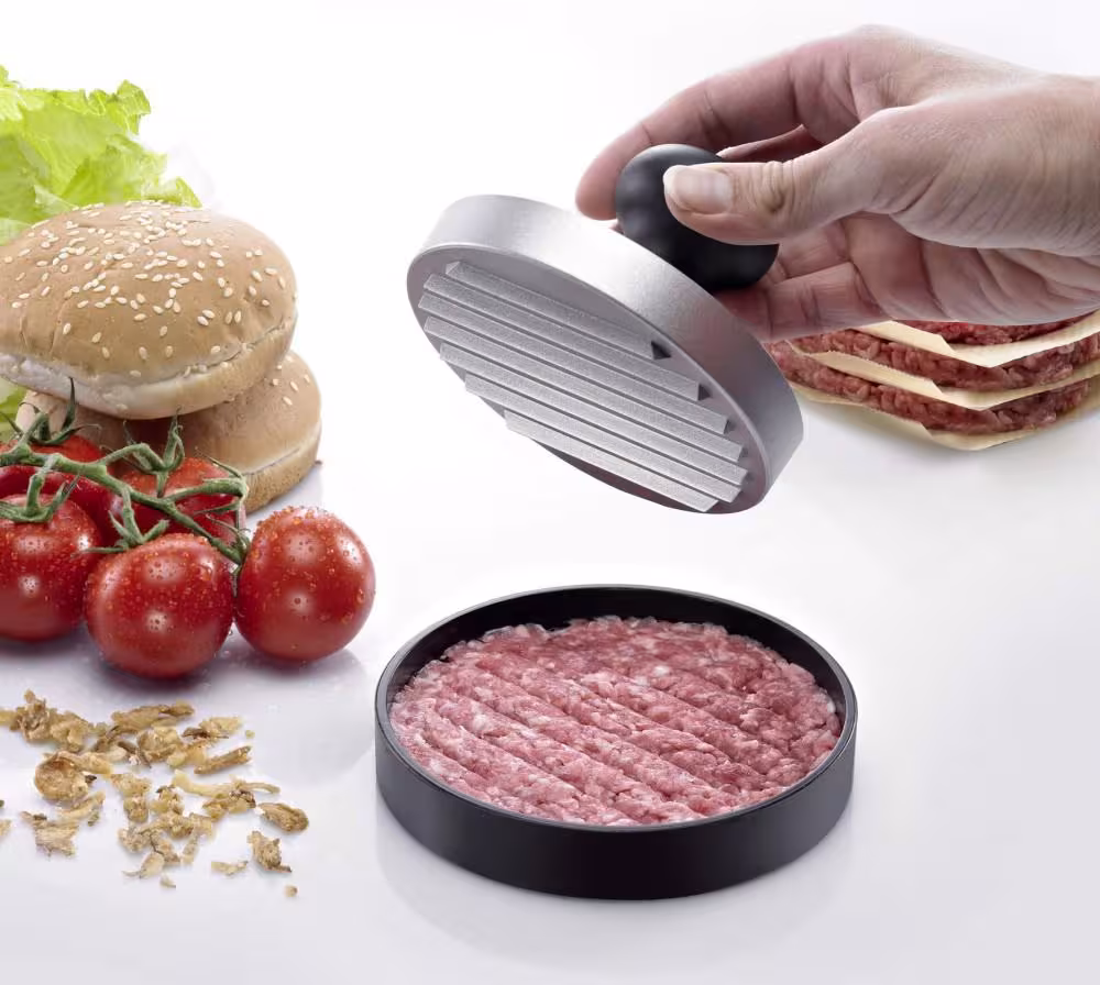 Westmark Hamburgermaker Uno Burgerpresse formt Patties für Hamburger