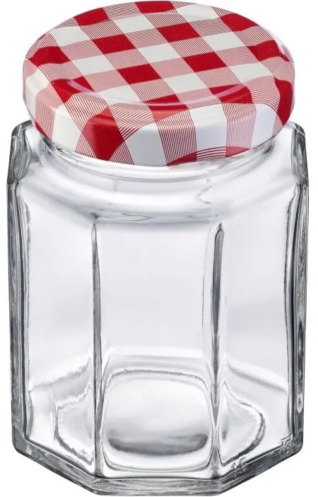 Westmark Einmachglas eckig 191 ml mit Schraubdeckel, 6er Set