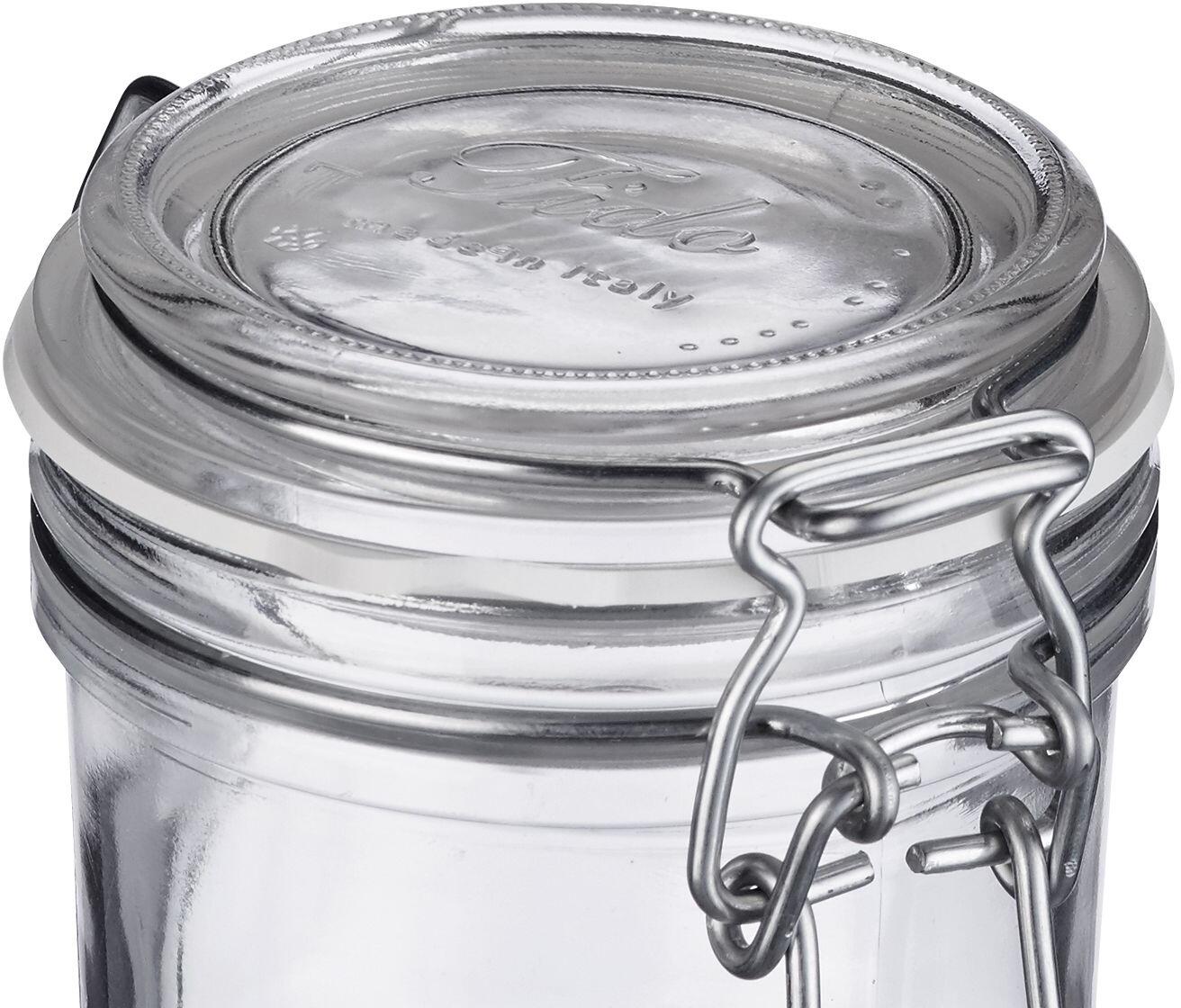 Westmark Drahtbügelglas 200 ml mit Gummiring und Bügelverschluss