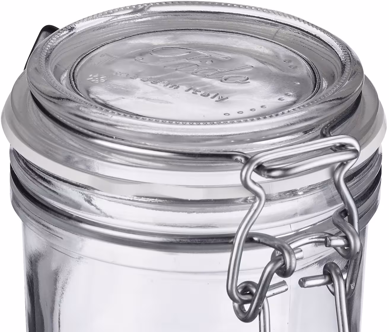 Westmark Drahtbügelglas 200 ml mit Gummiring und Bügelverschluss
