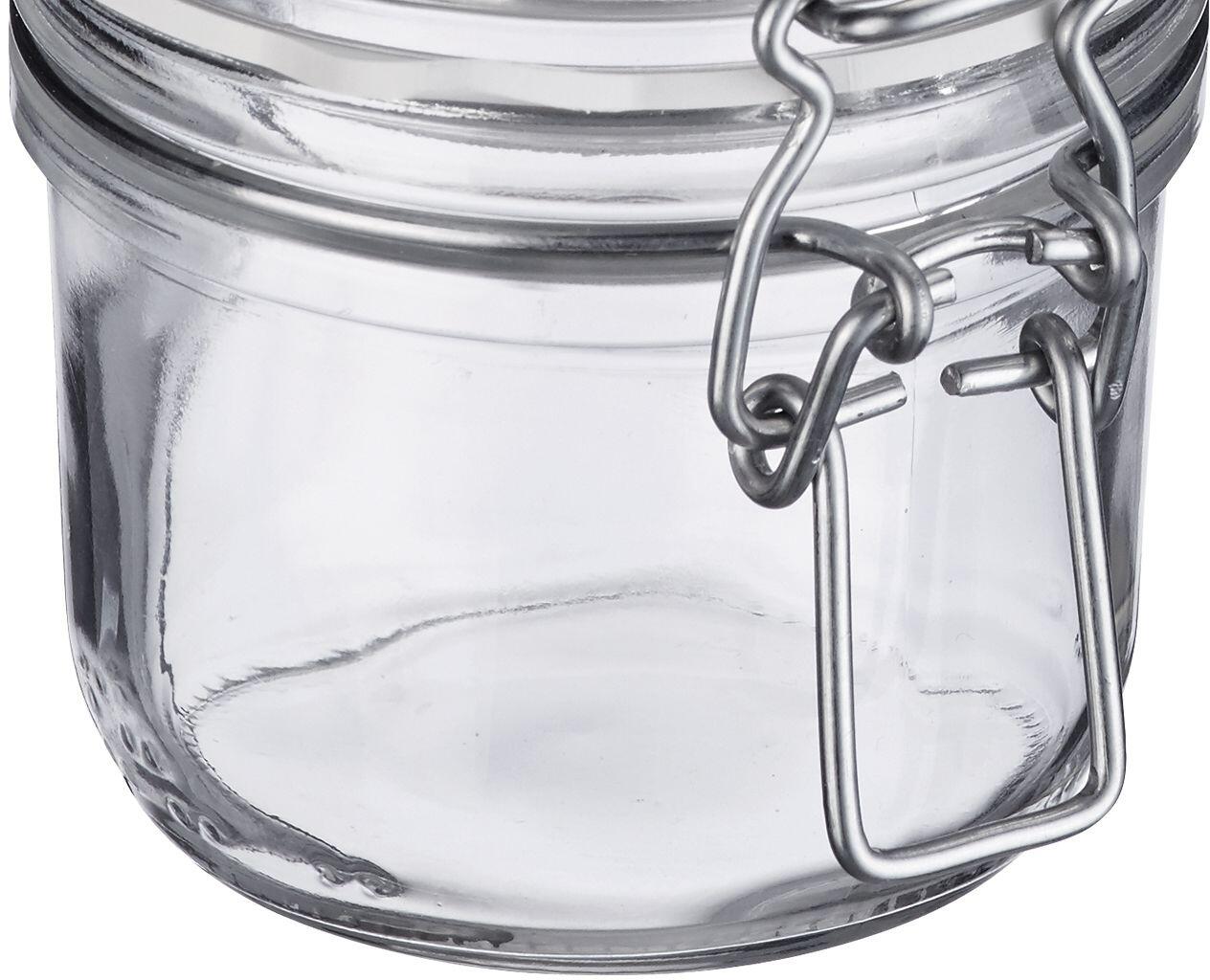 Westmark Drahtbügelglas 200 ml mit Gummiring Vorratsglas