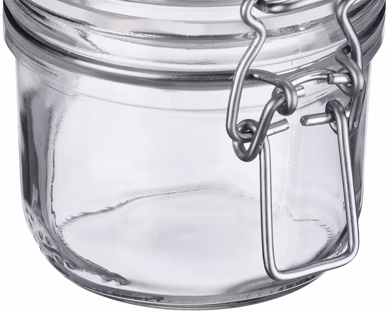 Westmark Drahtbügelglas 200 ml mit Gummiring Vorratsglas
