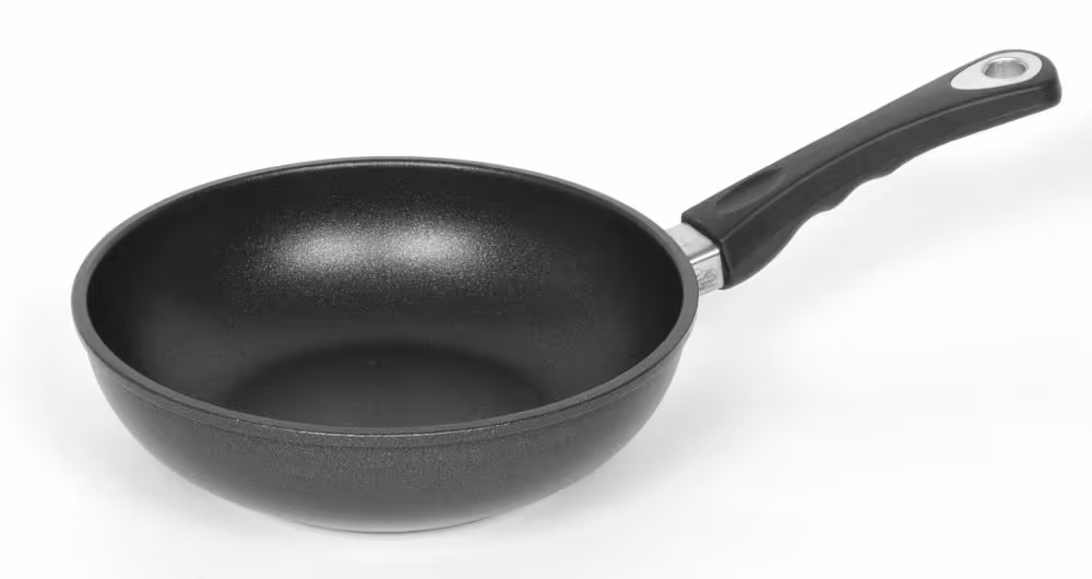 AMT Gastroguss Sauteuse Aluguss Pfanne antihaft mit Stielgriff