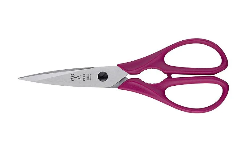 Scherenmanufaktur Paul Küchenschere pink mit Edelstahlklinge