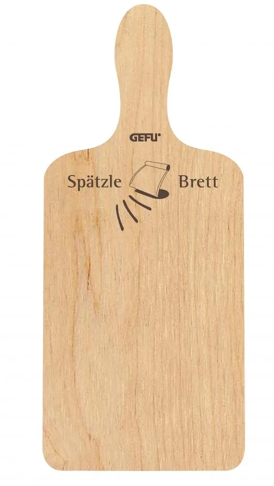 GEFU Spätzlebrett Holzbrett für Spätzle schaben Küchenhelfer