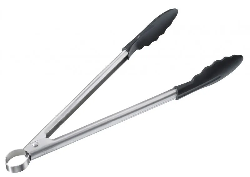 Lurch All-In-One-Zange Antihaft-Enden Küchenzange aus Edelstahl schwarz
