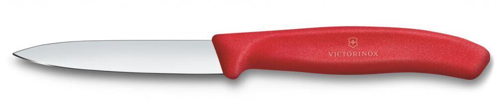 Victorinox Swiss Classic Gem&uuml;semesser, Mittelspitz, 8 cm, in rot