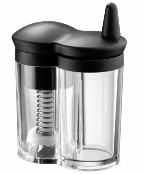 Silit Muskatmühle Mulino mit transparentem Behälter und Kurbelmechanik
