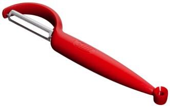 Silit Pelaro Tomaten- und Gemüseschäler rot mit Wellenschliff