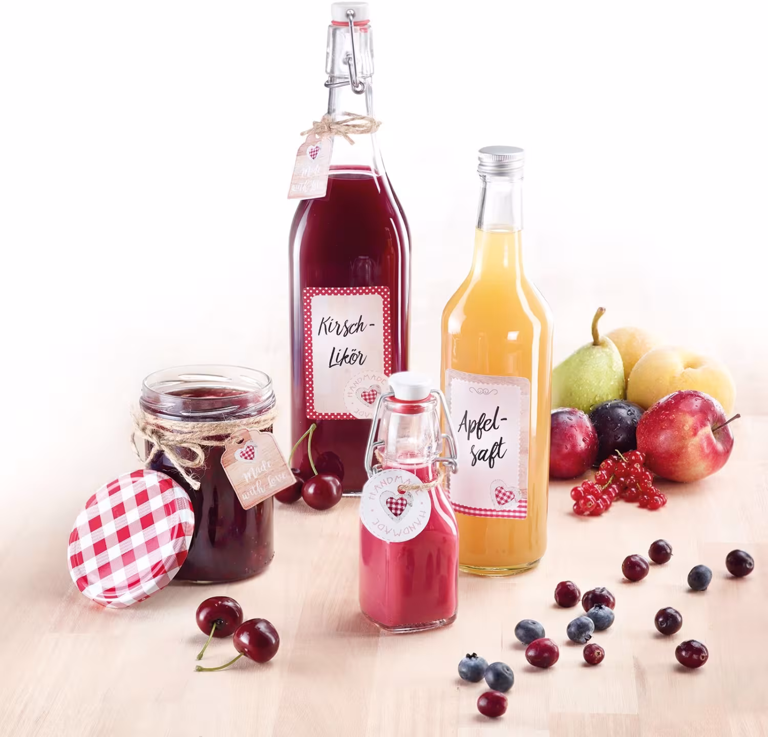 Westmark Drahtbügelglas 200 ml mit Gummiring für Likörsaft Marmelade