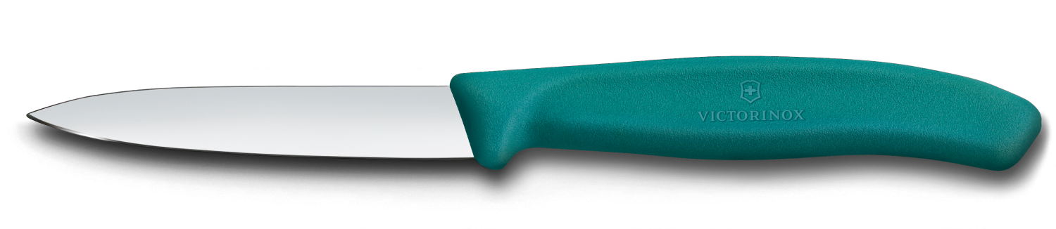 Victorinox Swiss Classic Gem&uuml;semesser, Mittelspitz, 8 cm in gr&uuml;n