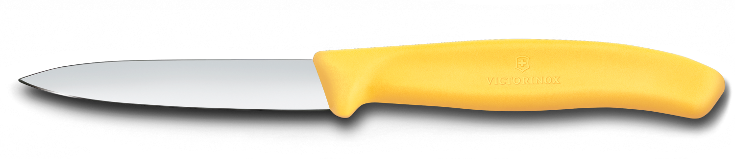 Victorinox Swiss Classic Gemüsemesser 8 cm gelb, Mittelspitz