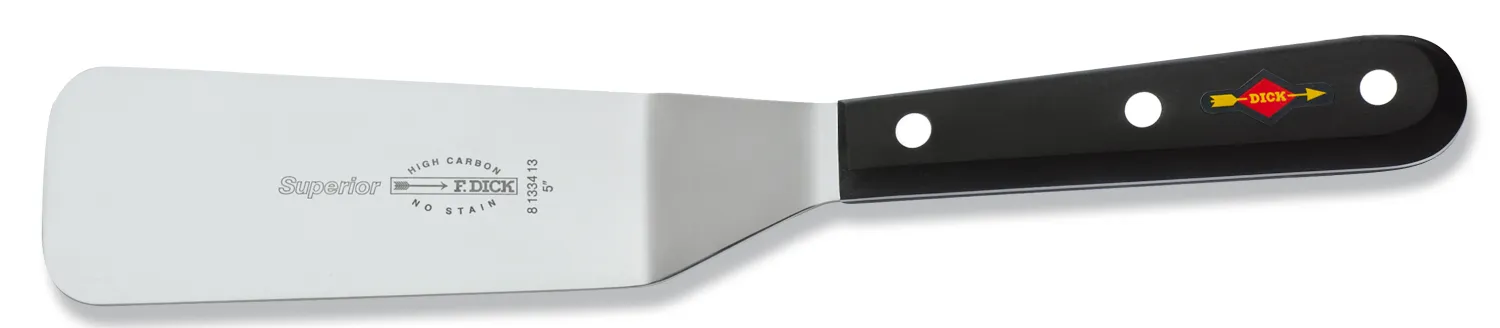 Dick Winkelpalette Edelstahl Spachtel mit schwarzem Griff