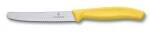 Victorinox Tomaten- und Wurstmesser Wellenschliff 11 cm gelb