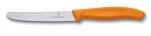 Victorinox Tomaten- Wurstmesser Wellenschliff 11 cm orange Griff