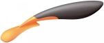 Lurch Orangenschäler orange-grau mit ergonomischem Griff