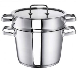 Rohe Spaghettitopf Conia Edelstahl Kochtopf mit Deckel