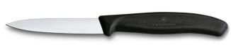 Victorinox Swiss Classic Gemüsemesser, Mittelspitz, 8 cm, schwarz