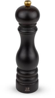 Peugeot Pfeffermühle Paris chocolat dunkelbraun Holz mit goldknopf