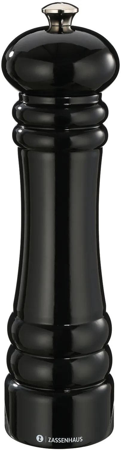 Zassenhaus Pfeffermühle BERLIN Buche schwarz, klassische Gewürzmühle