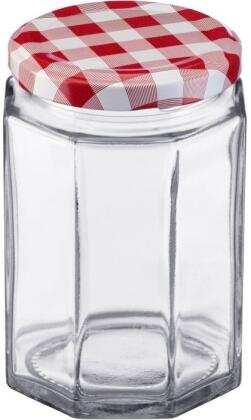 Westmark Einmachglas mit Schraubdeckel eckig 270 ml, 6er Set