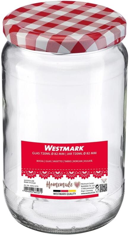 Westmark Einmachglas mit Schraubdeckel, 720 ml