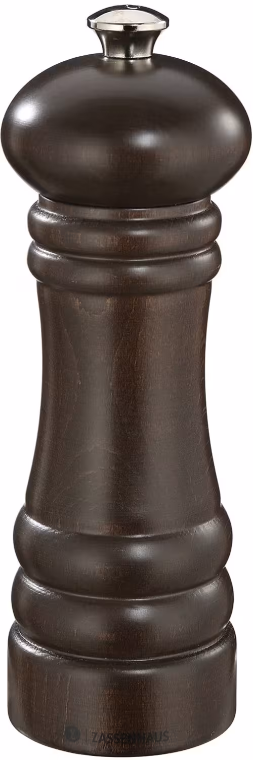Zassenhaus Salzmühle BERLIN Buche dunkel gebeizt Holzsalzmühle