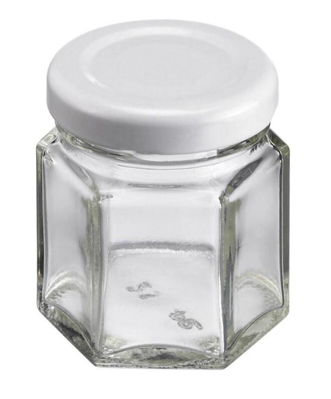 Westmark Einmachglas mit Schraubdeckel eckig 45 ml, 8er Set