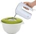 Westmark Rührschüssel mit zweigeteiltem Deckel in apfelgrün