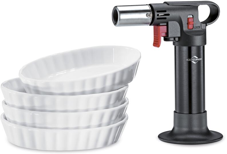 Küchenprofi Creme Brulée-Set Eco, 5-teilig