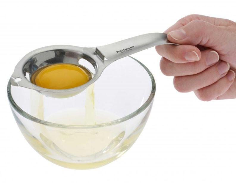 Westmark Eidottertrenner aus Edelstahl trennt Eigelb vom Eiweiß